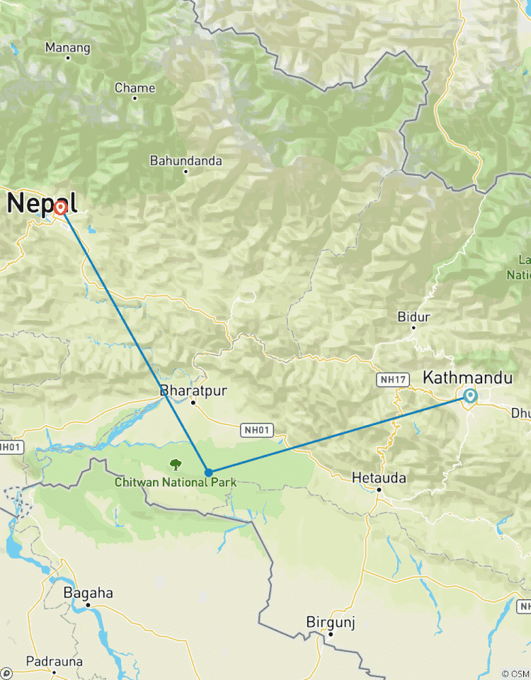 Chitwan Gruppensafari Rundreise