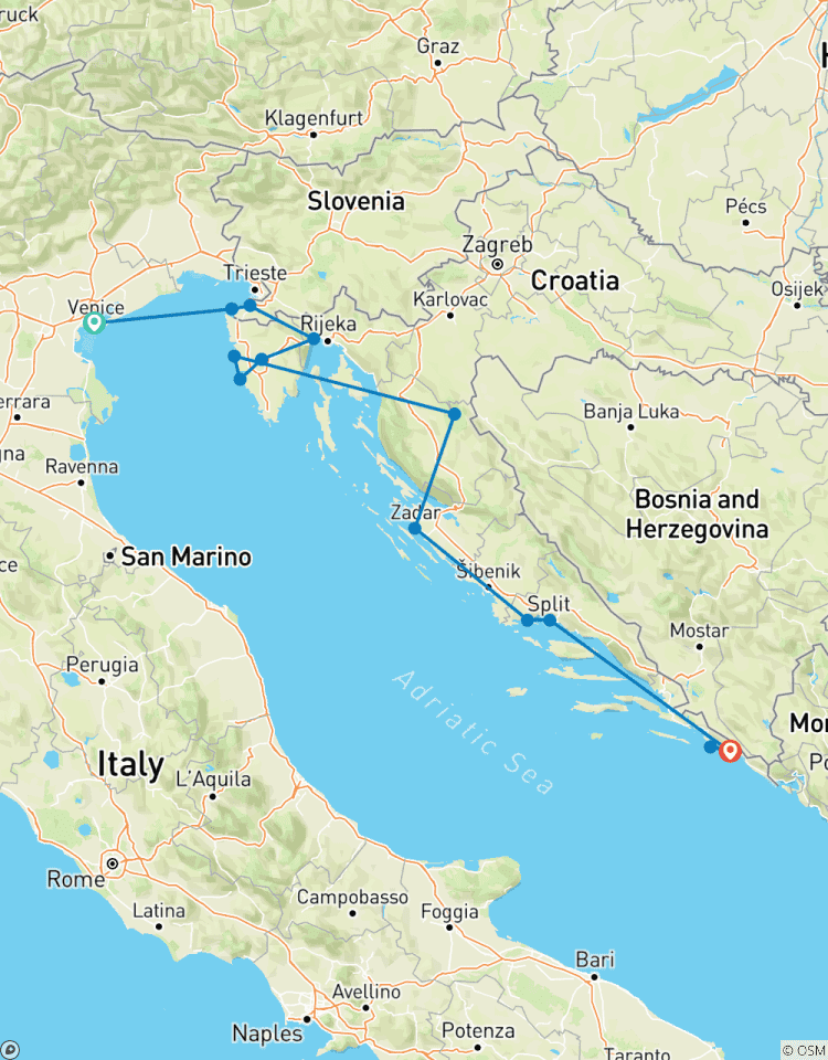 Adriatic Pearls Tour