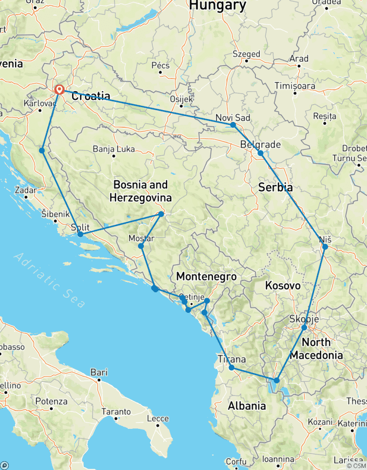 The Great Balkan Experience Tour