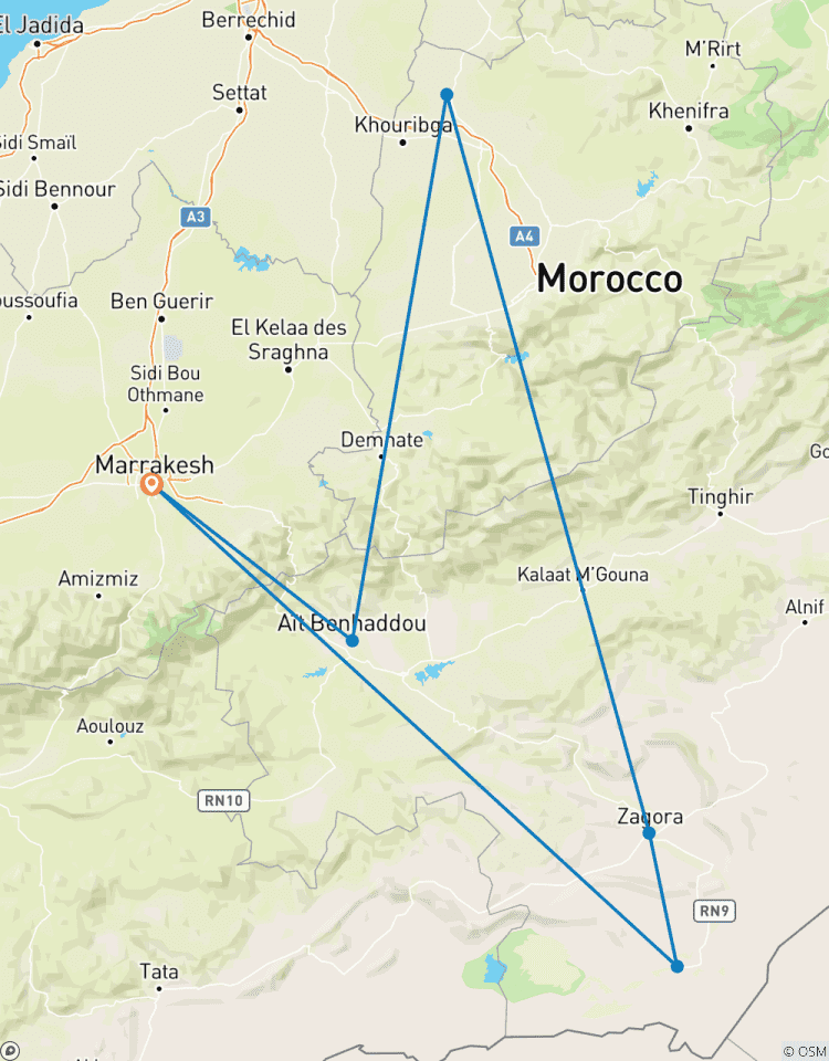 4 Days Trekking Desert Morocco Tour