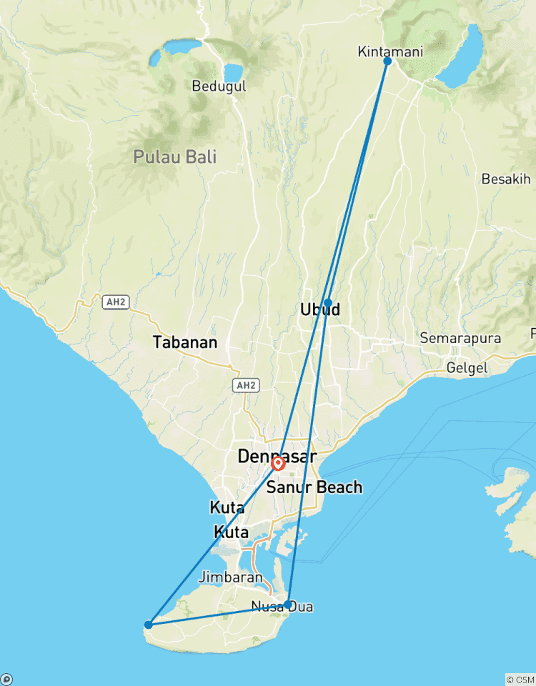 Circuito 5 días de excursión por Bali y deportes acuáticos