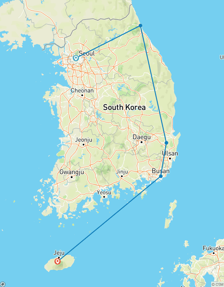 12-Day South Korea Adventure: From Seoul to Jeju Island Tour