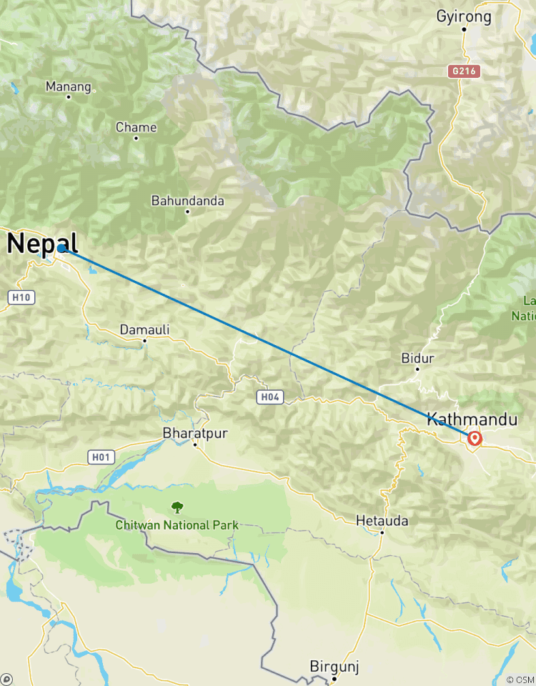 3 jours de visite de la ville de Pokhara depuis Katmandou par vol circuit