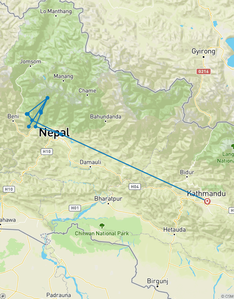 Annapurna Base Camp Trek ab Kathmandu Rundreise