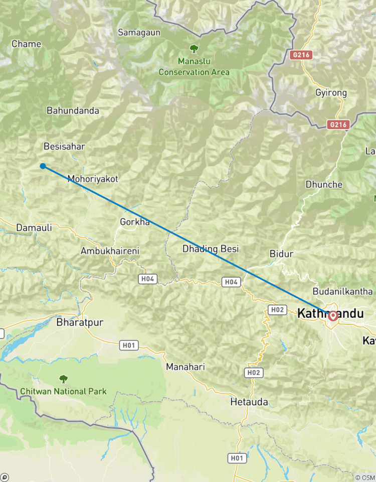 Sindure VDC ab Kathmandu (mit Gastfamilie) Privatreise - 7 Tage Rundreise