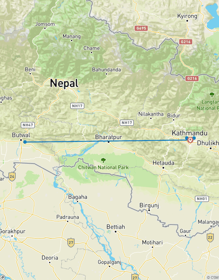 Circuit privé de 5 nuits avec Lumbini et Katmandou circuit