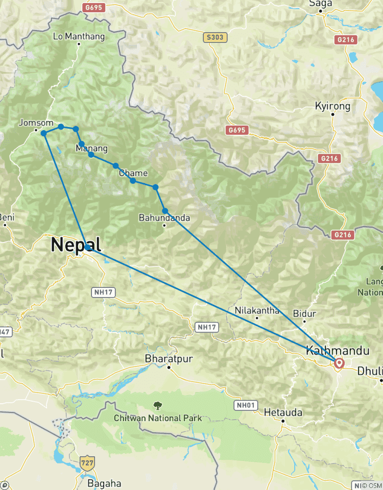 Annapurna Circuit Trekking Tour Rundreise