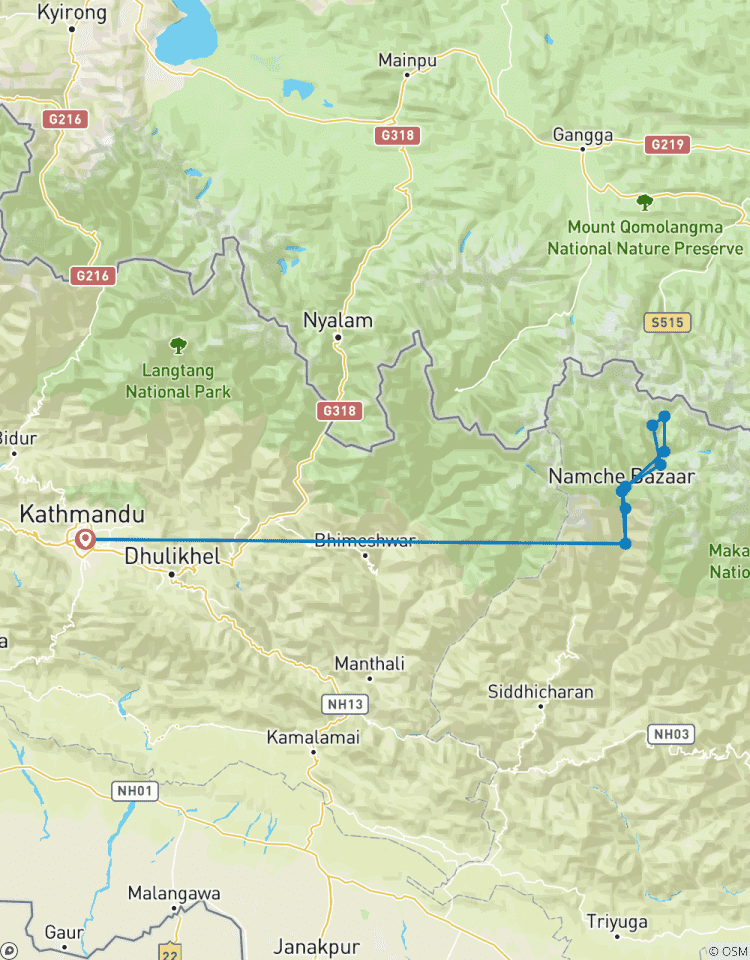 Everest Base Camp Trek - 12 Tage Rundreise