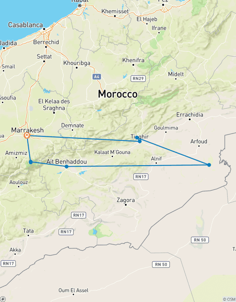 7-Day Morocco Desert & Mountain Adventure Tour Tour