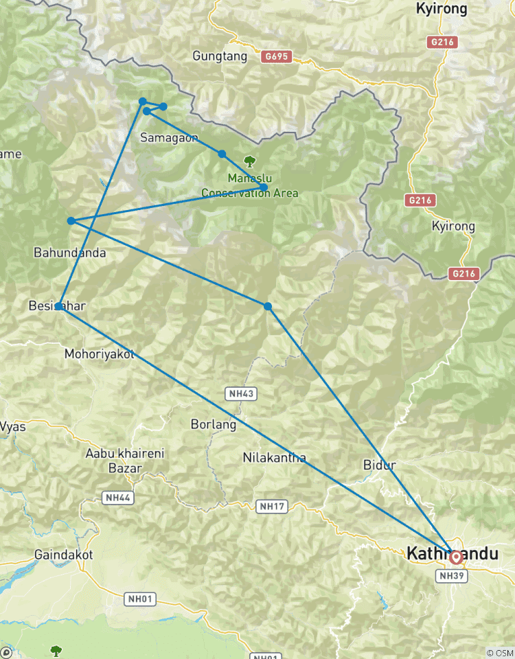 Manaslu Circuit Trekkingreise Rundreise