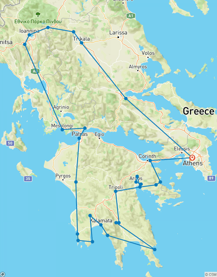 Schitterende rondreis buiten het seizoen in Griekenland: UNESCO sites en andere mooie bestemmingen op een 19-daagse rondreis vanuit Athene-rondreis