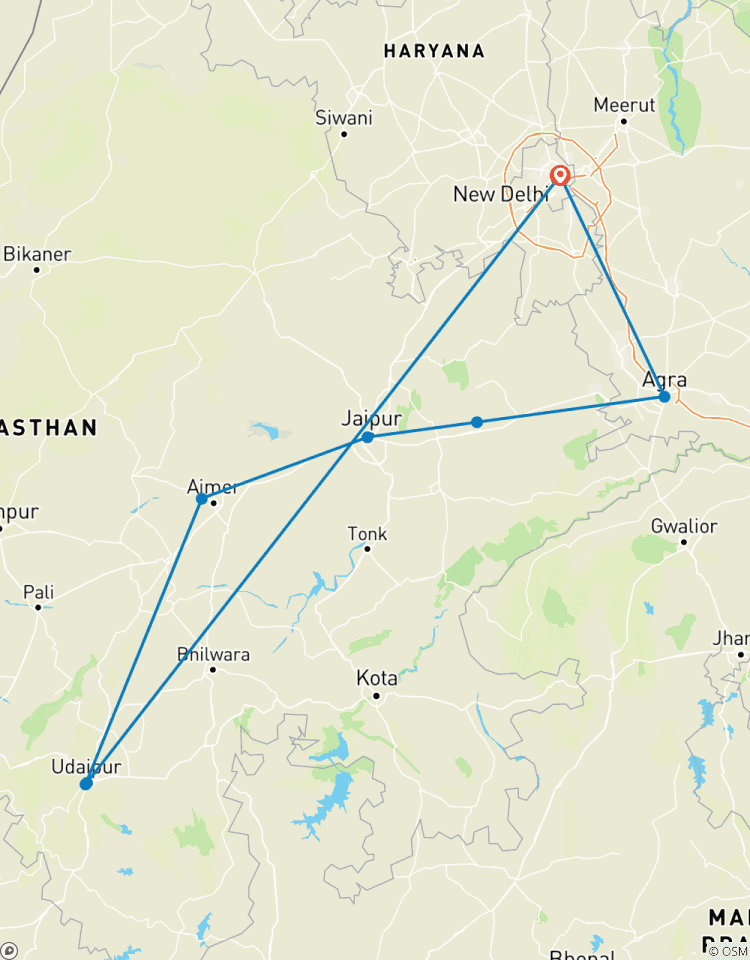 Triangle d\'or et Udaipur - 8 jours circuit