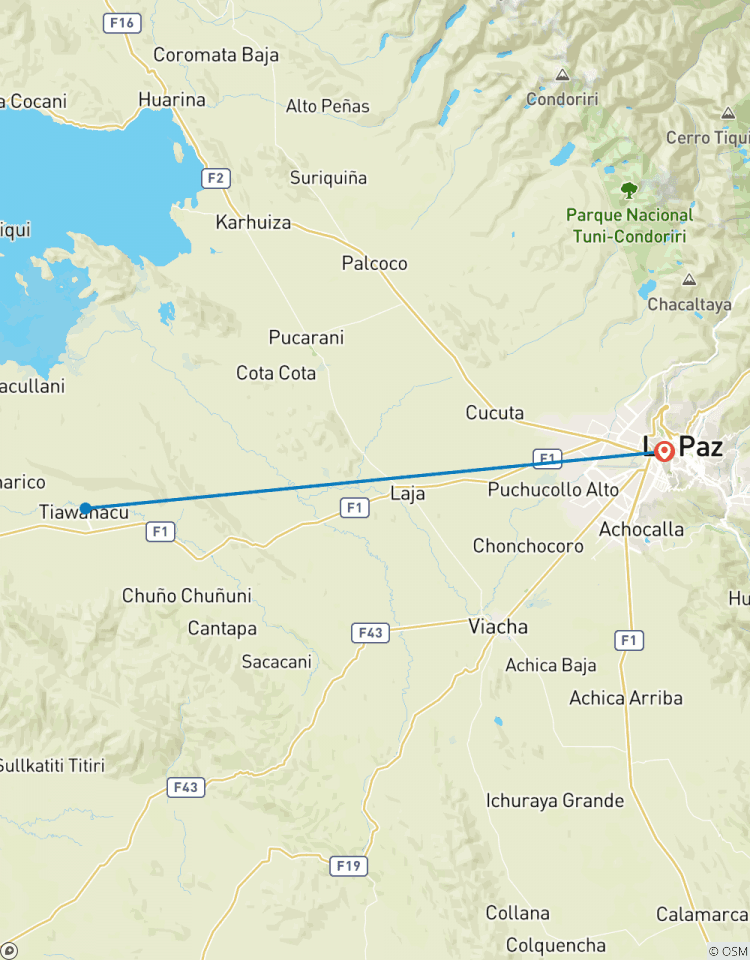 La Paz, Bolivien voner- 3 Tage Rundreise