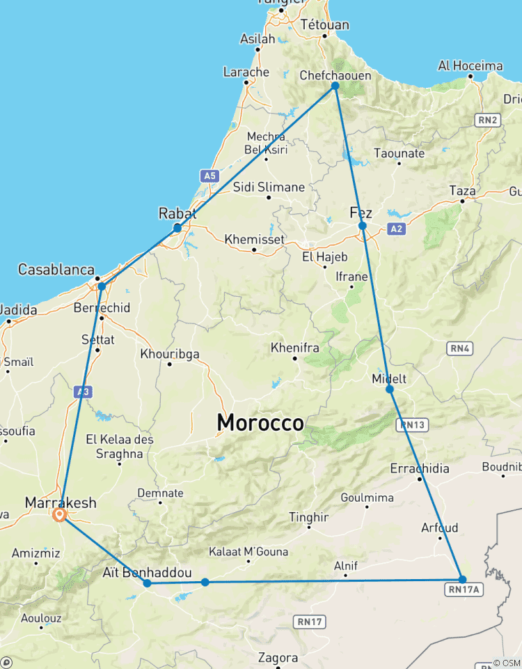 Circuito Circuitos a Marruecos - 6 días circuito de ida y vuelta desde Marrakech