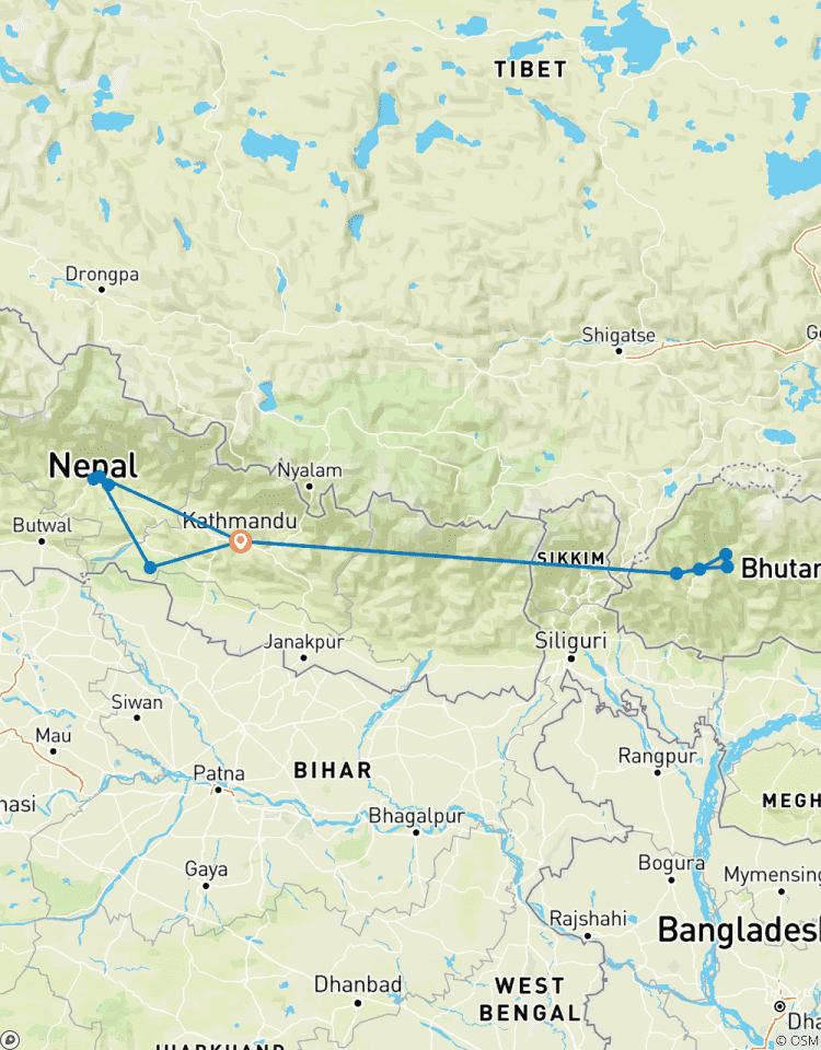 Nepal Bhutan Tour (Official) Tour