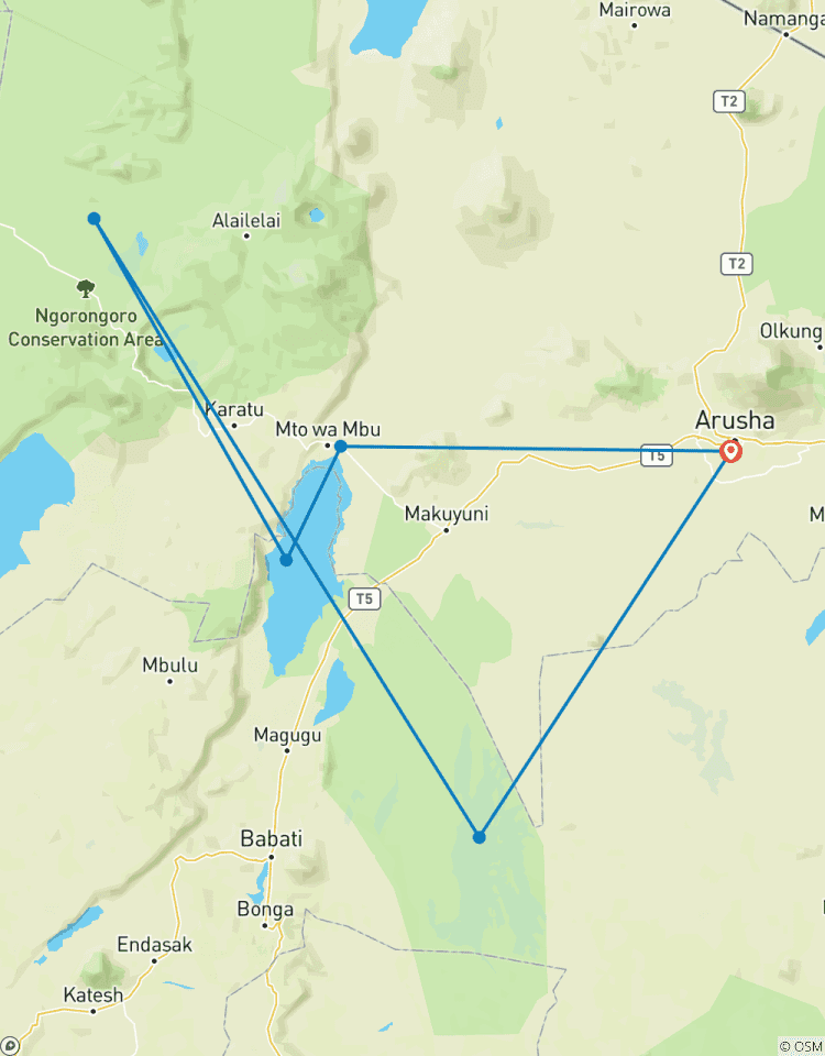 Safari de 4 jours dans la vallée du Rift - Petit groupe circuit