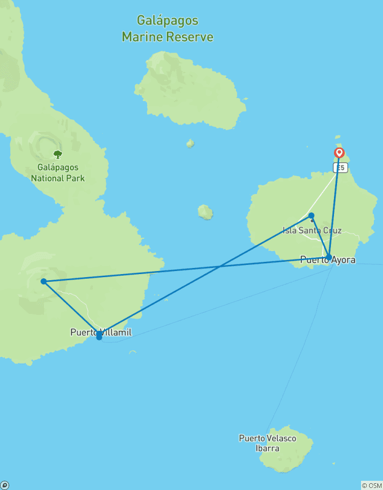 Circuito Galápagos en pocas palabras