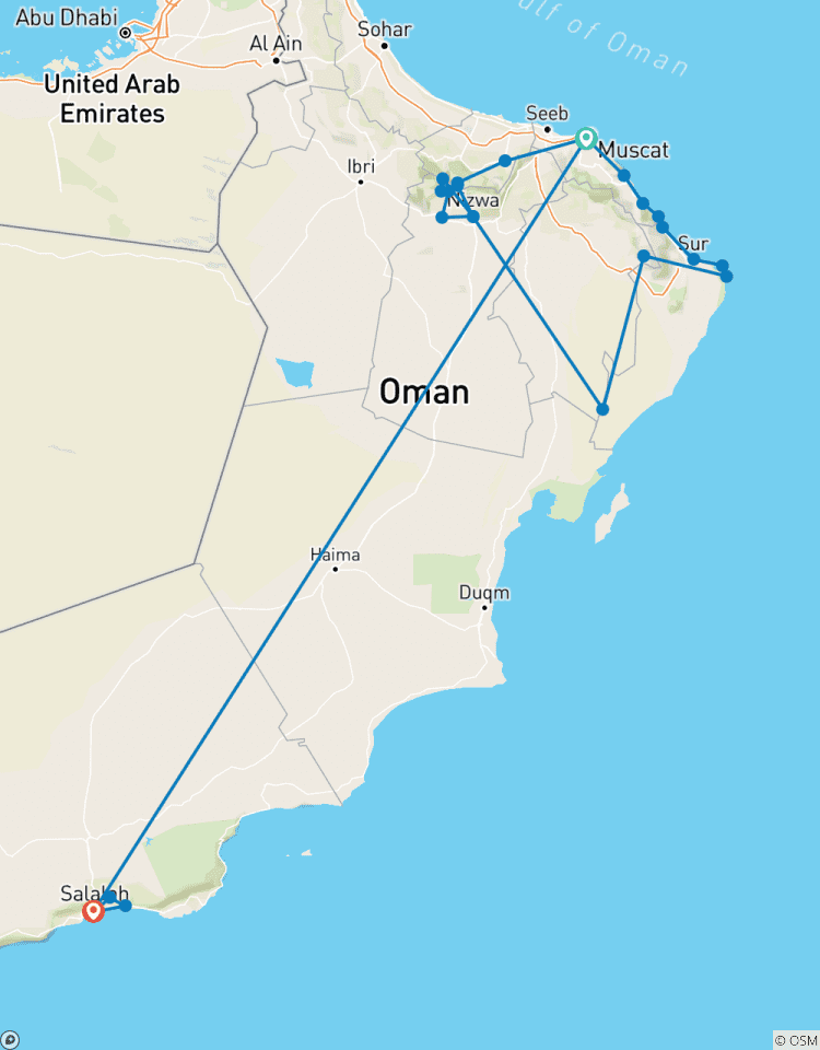Grand Nights of Oman 10 Days - Voyage organisé à Oman circuit
