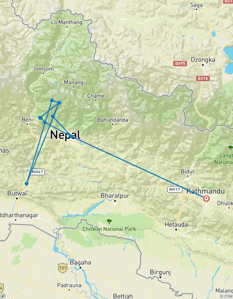 Annapurna Base Camp Trek - Budget-Reise Rundreise