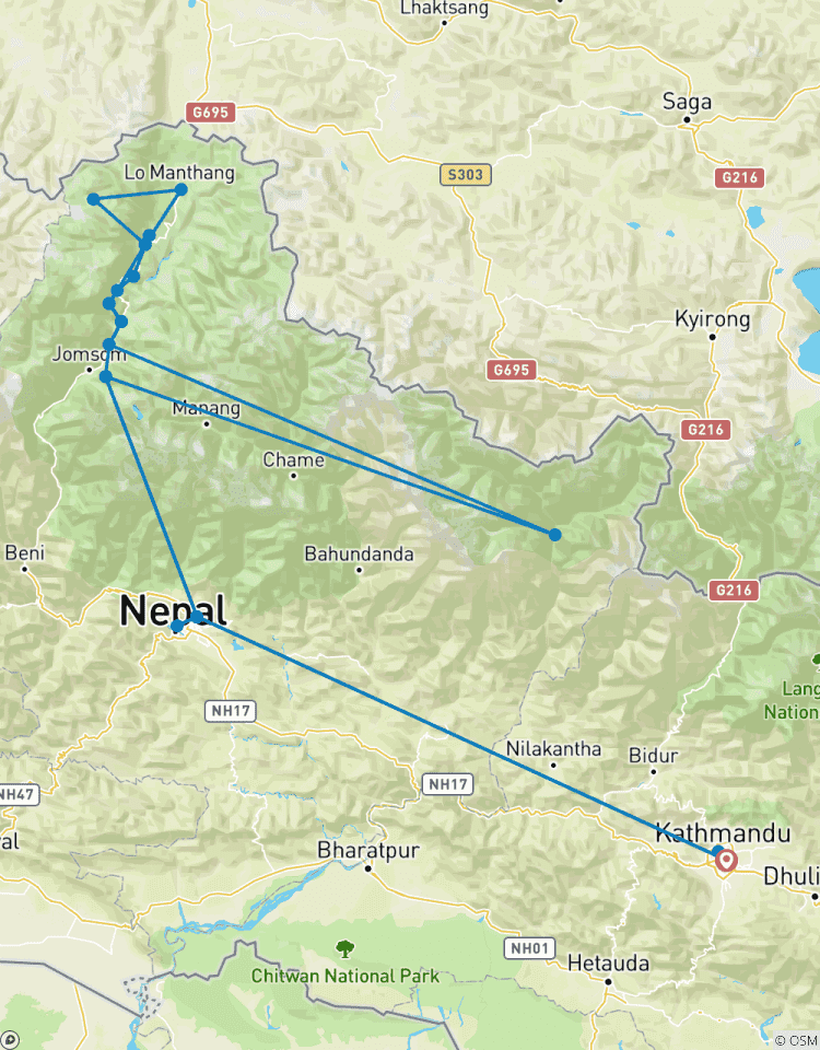 Upper Mustang Trek Tour