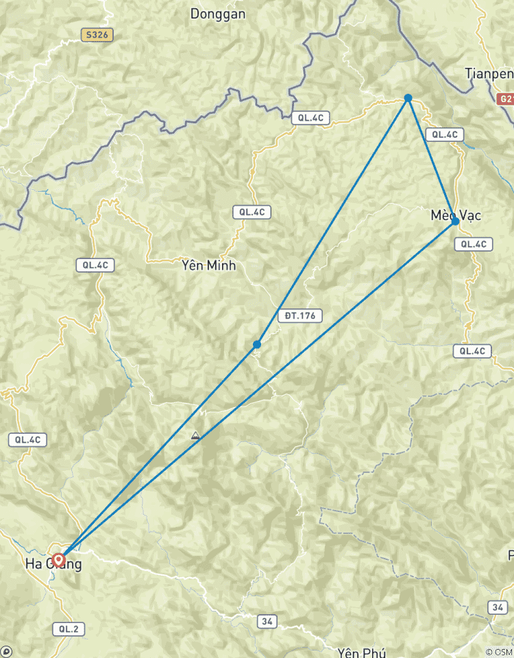 Boucle de Ha Giang 2 jours 1 nuit circuit