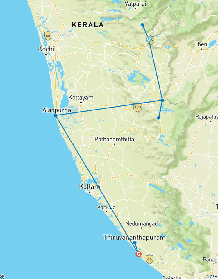 Fascinating Kerala 6 Nights Tour