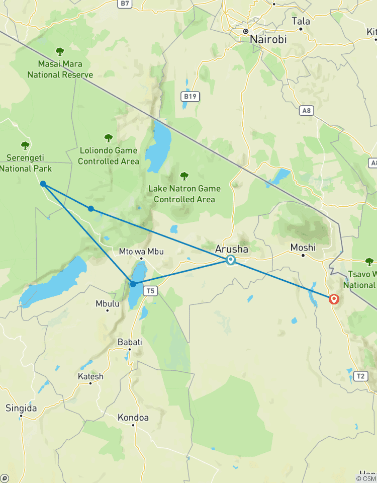6-Day The Great Wildebeest Migration - July to October Tour