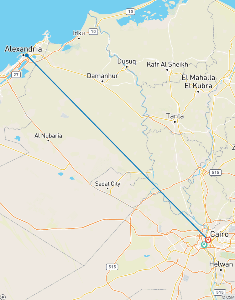 3 Tage 2 Nächte Ägypten Urlaubspaket inklusive Alexandria & Kairo Rundreise