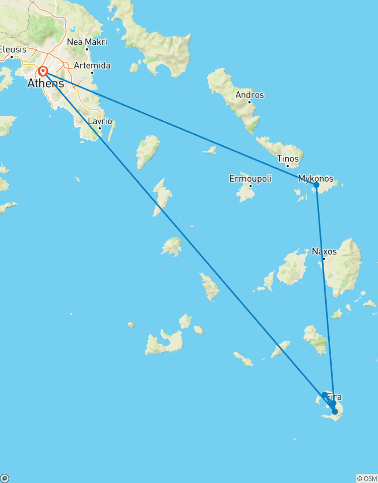 Mykonos & Santorini: 3-Day Greek Island Highlights Tour Tour
