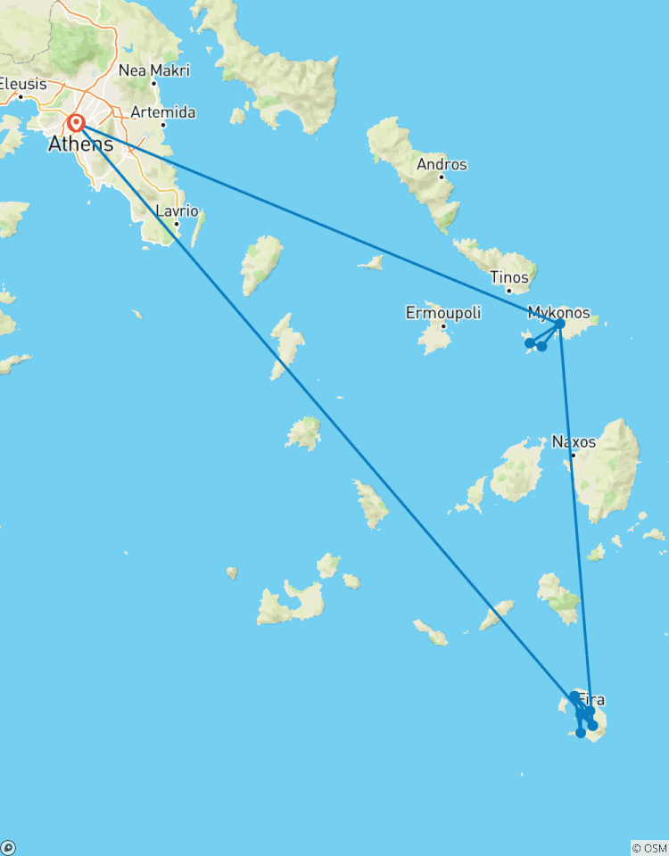 Mykonos & Santorini Tour: 5-Day Greek Island Escape Tour