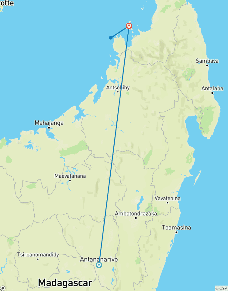 Madagascar Nosy Be Experience pour 6 jours/5 nuits circuit
