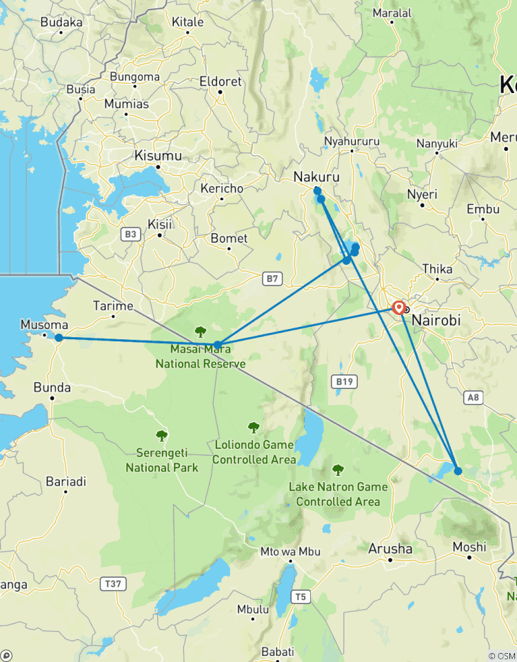 Das Beste von Kenia Abenteuer 7 Tage 6 Nächte Rundreise