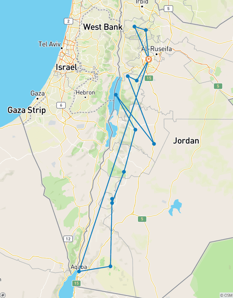10 Day 9 Night Jordan Tour Highlights (CT-JHT-017) Tour