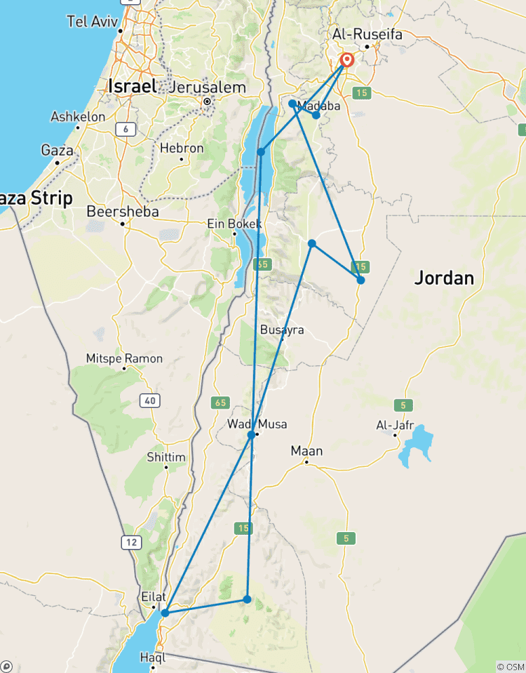 8 Tage / 7 Nächte Sonne und Spaß vom Roten Meer zum Toten Meer Jordanien Familienreise (JF-JHT-001) Rundreise