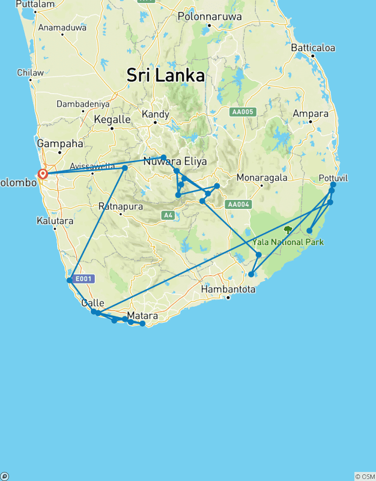 Exklusives Sri Lanka (16 Tage) Rundreise