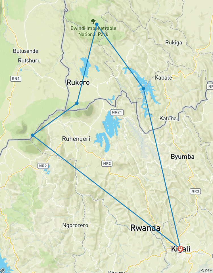 4 Day Budget Rwanda Uganda Golden Monkey & Gorilla Tour Tour