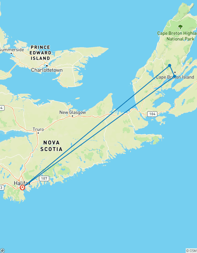 Nova Scotia City Lights & Country Sights Rundreise
