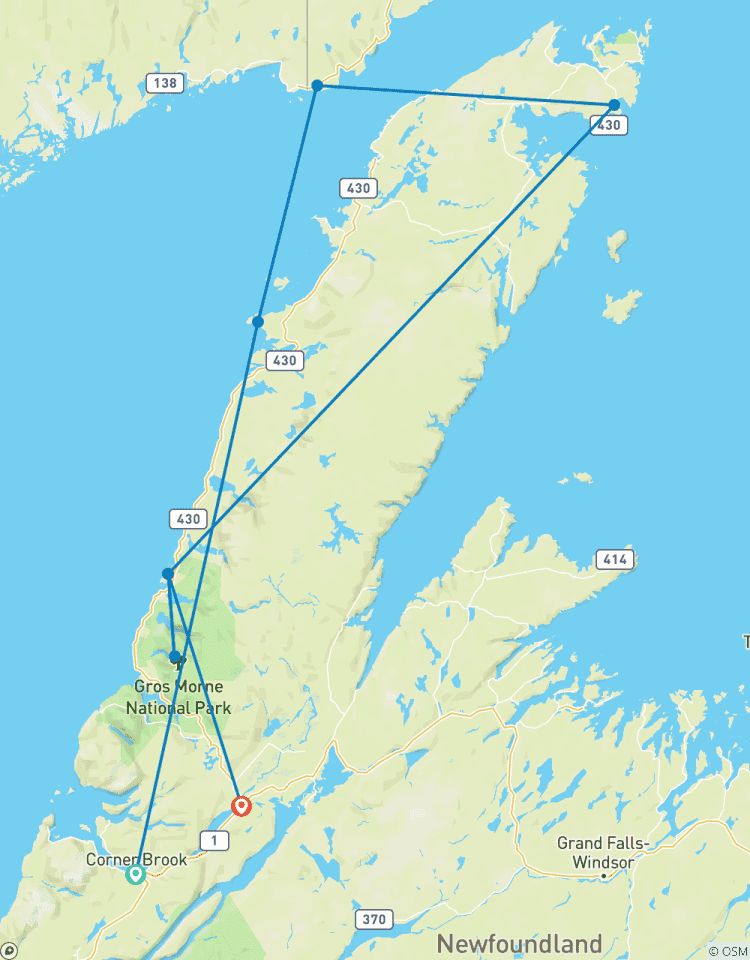 Newfoundland & Labrador\'s Viking Trail from Corner Brook Tour