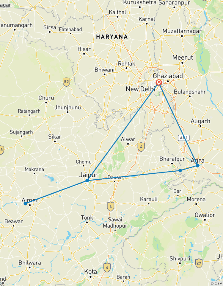 Rondreis door de Gouden Driehoek & Pushkar - incl. de Taj Mahal bij zonsondergang/-opkomst - 6 dagen-rondreis