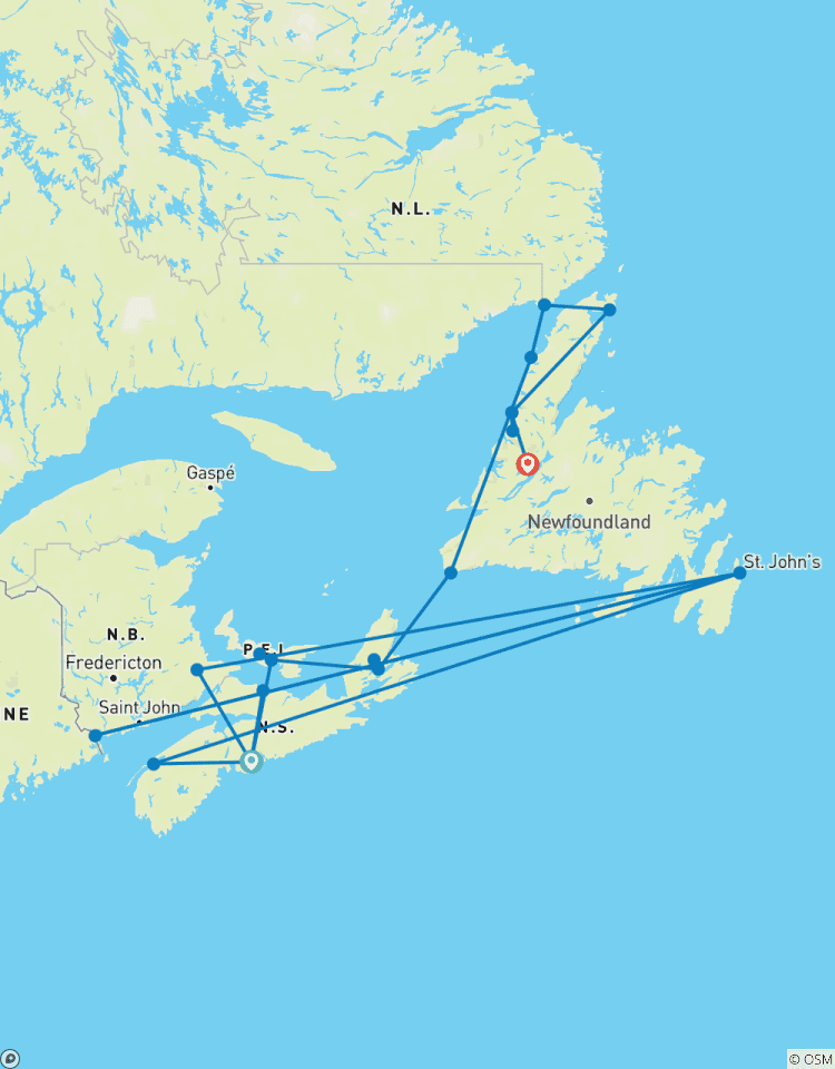 Atlantic Maritimes & Viking Trail Tour