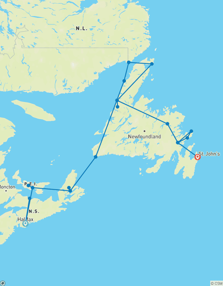 Enchanting Islands & Circle Newfoundland Tour