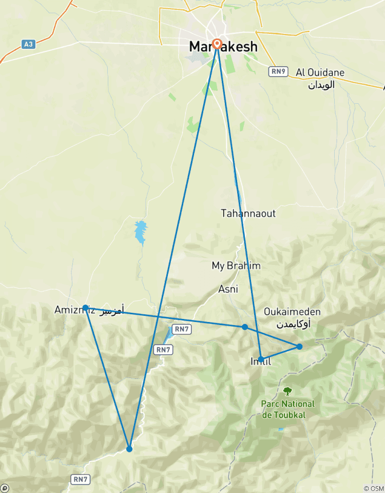 Circuito Vacaciones activas en bicicleta de montaña por el Atlas - 8 días