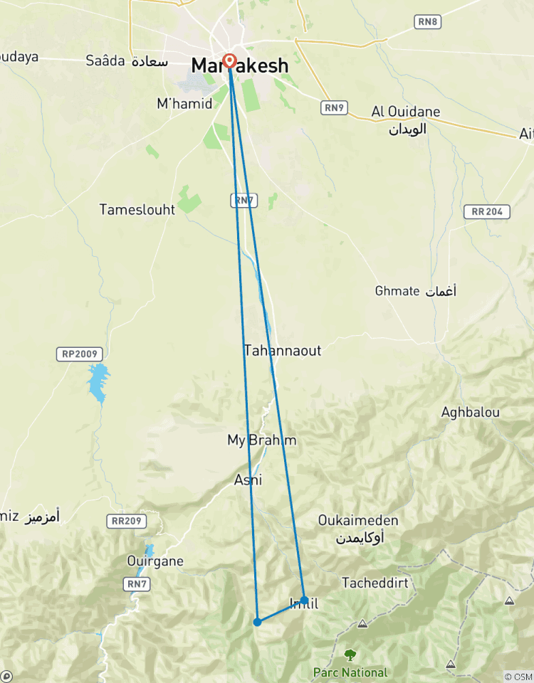Circuito Senderismo en Marruecos: senderismo por el Atlas - 2 días