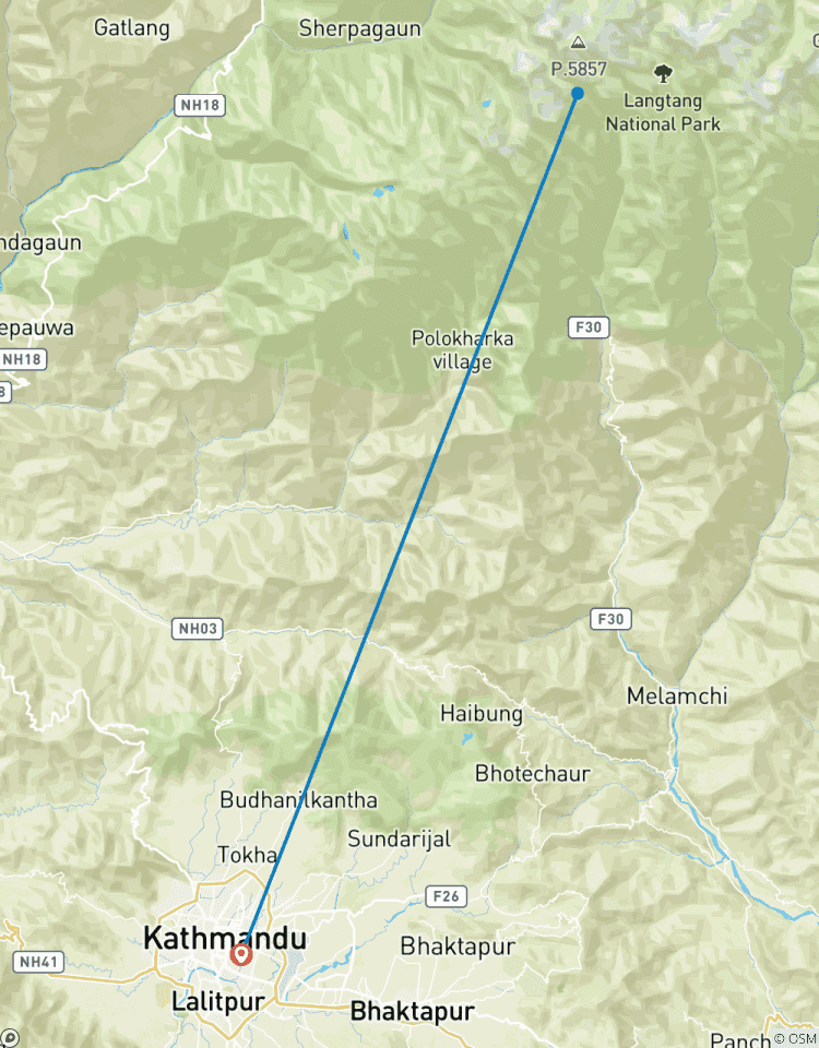 Circuito Excursionismo por el Valle de Langtang