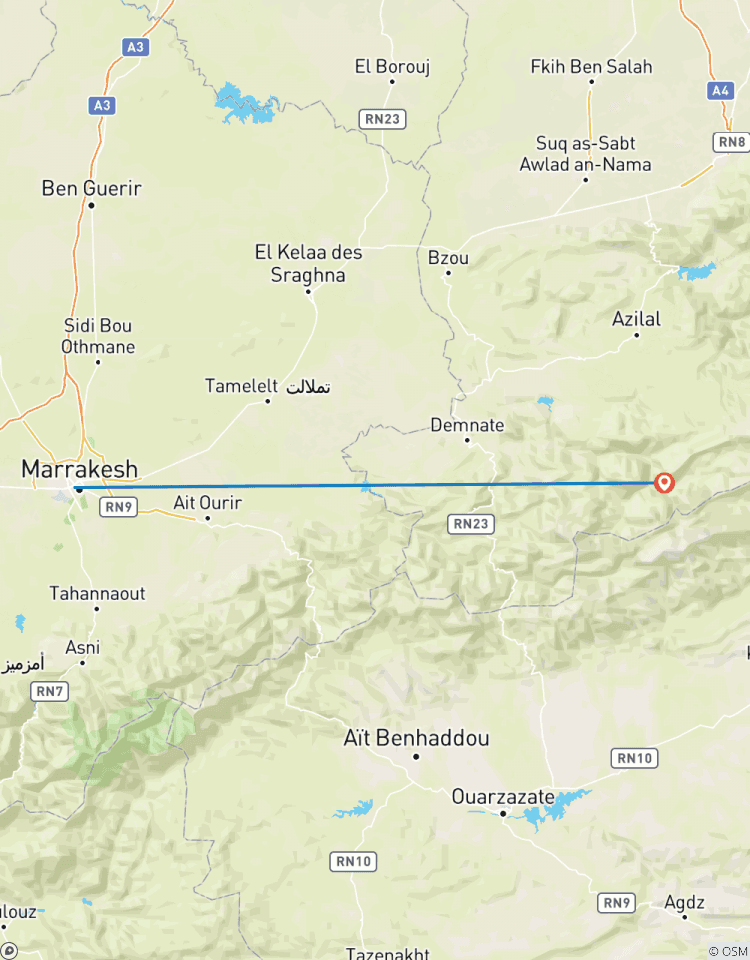 Circuito Senderismo en Marruecos: senderismo en M\'Goun - 6 días