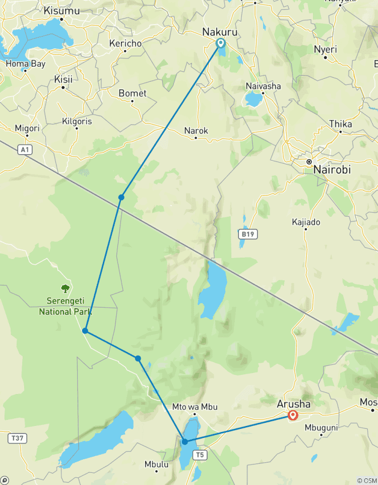 10-Day From Kenya to Tanzania luxury itinerary Tour