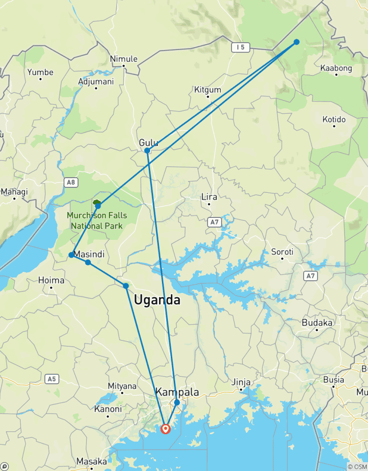 8-Day Uganda Safari Kidepo and Murchison Adventure Tour Tour