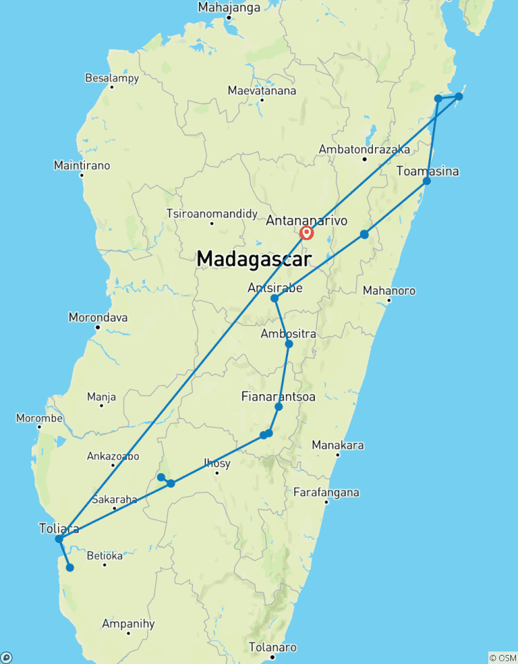 Meer, Sonne und Sehenswürdigkeiten in Madagaskar - 14 Tage Rundreise