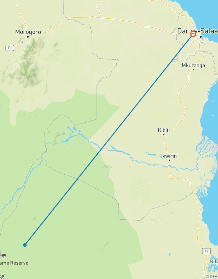 5 dagen Fly In Selous - weg van alles en iedereen-rondreis