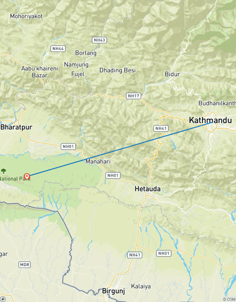 Circuit à Chitwan avec séjour à l\'intérieur du parc circuit